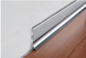 Плинтус металлический из нержавеющей стали  PROFILPAS Metal line  790/8 SF