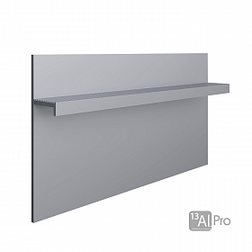 Теневой плинтус скрытого монтажа AlPro13-5957 2 м. Анодированный серебро
