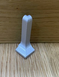 Алюминиевый анодированный угол внешний 100 мм. к плинтусу Alpro 13 - 21100 Алюминиевый анодированный угол внешний 100 мм. к плинтусу Alpro 13 - 21100