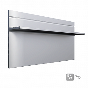 Теневой плинтус скрытого монтажа AlPro13-7208 Анодированный 2,7 м.  